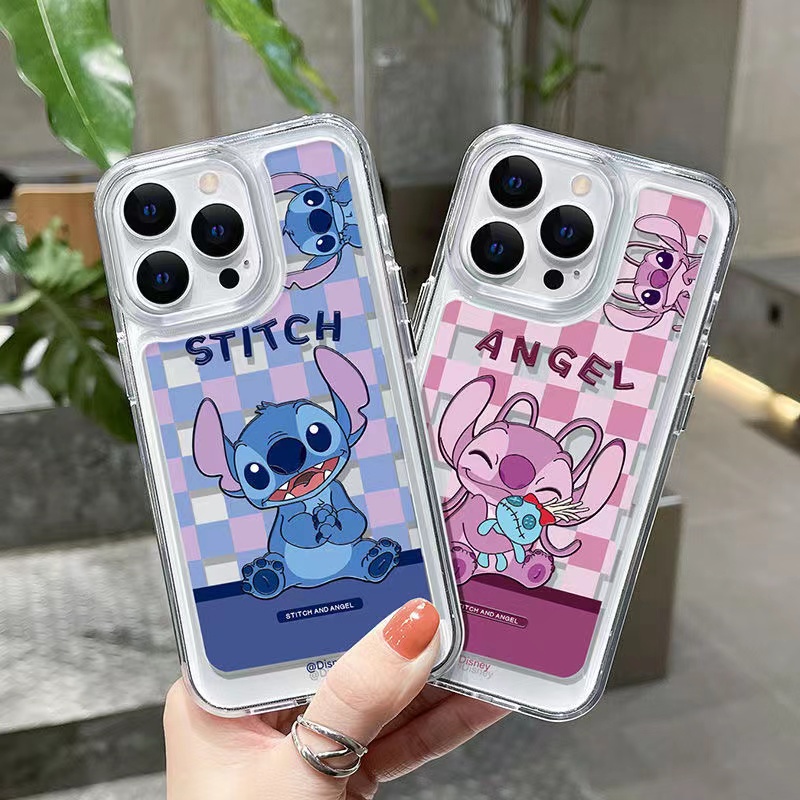 Ốp Điện Thoại Trong Suốt Hình Stitch Cho iphone 11 13 7 8 Plus 12 13Pro Max X XS Max 7 8 SE 2020