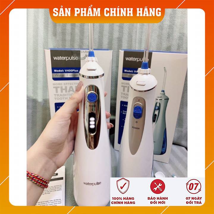 [ V400Plus ] Máy Tăm Nước Cầm Tay Chính Hãng Cao Cấp Waterpulse V400 Du Lịch Procare HF5 HF6 Oral I