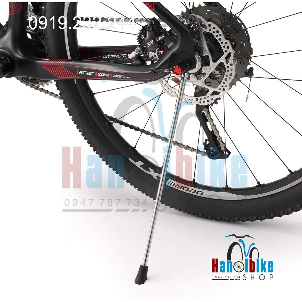 Chân chống xe đạp thép không rỉ Corki gắn bánh sau dành cho xe đạp có ti bật