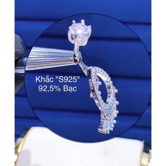Khuyên rốn Dream Bạc s925 xi kim  - HuongGiangSilver