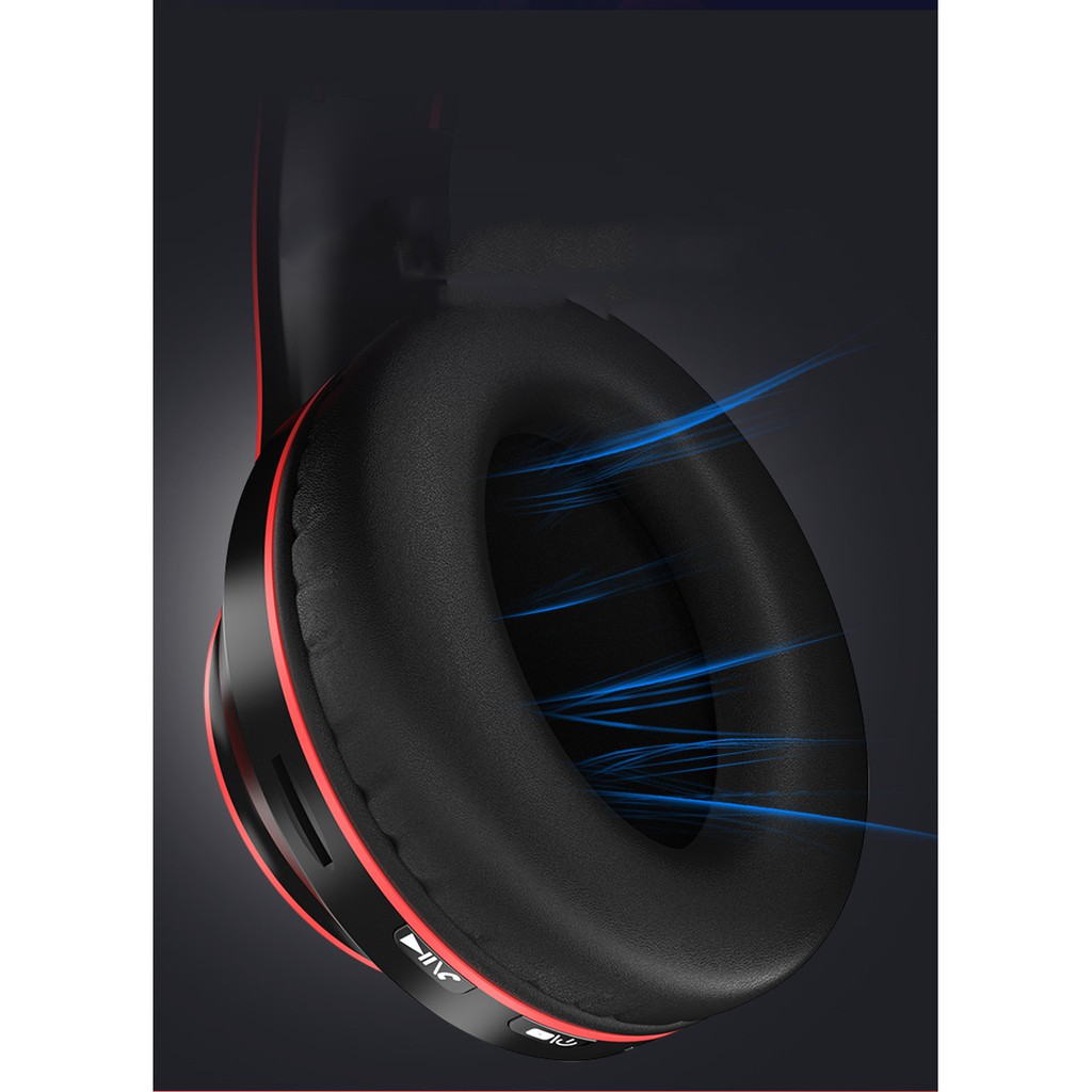 TAI NGHE BLUETOOTH CHỤP TAI CÓ LED BASS CỰC ĐÃ