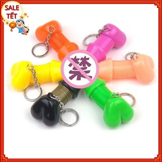 Móc khóa con ciu lò xo độc đáo