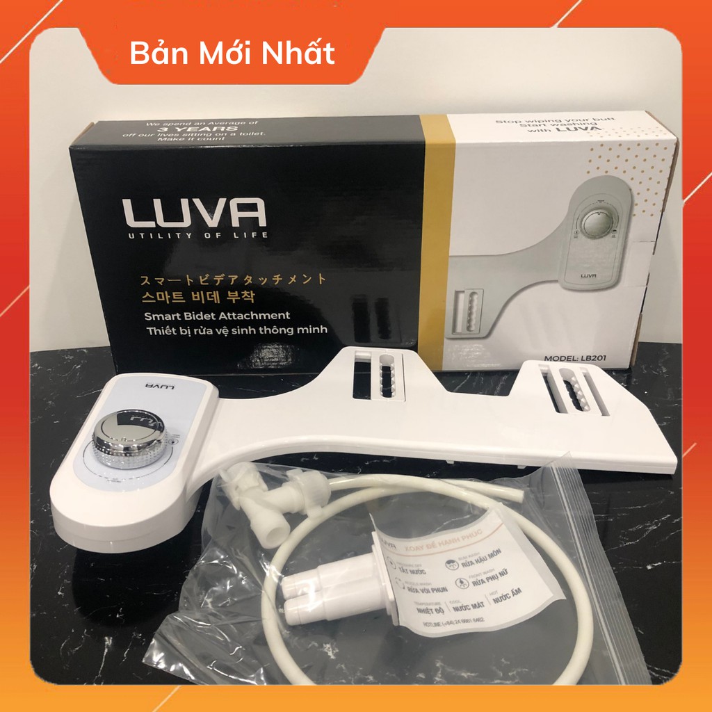 [BẢN MỚI] Luva Bidet LB 201 - Vòi rửa vệ sinh thông minh [Bảo hành 3 năm, đổi trả 7 ngày]