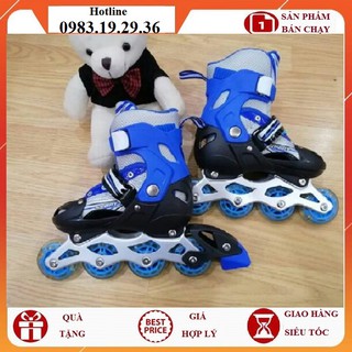 GIÀY PATIN TRẺ EM KÈM BẢO HỘ