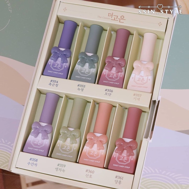 Sơn thạch Candy Nail chính hãng Hàn Quốc set The Goeun