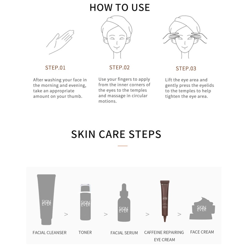 Kem Dưỡng Da Vùng Mắt Chống Lão Hóa Giảm Bọng Mắt Và Nếp Nhăn Dưỡng Ẩm Làm Săn Chắc Da