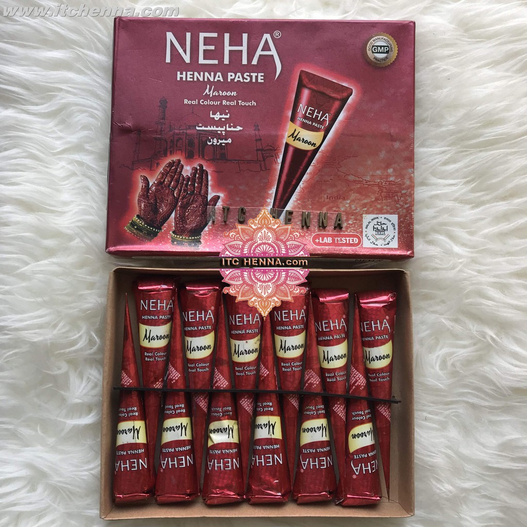 Móng Tay Giả Vẽ Henna Hena Neha Arabic Bpom