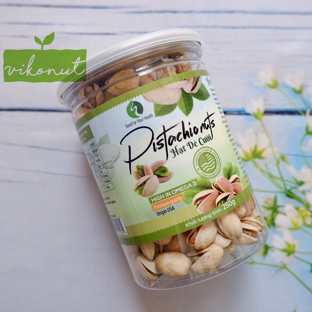 Hạt Dẻ Cười Mỹ  - Cam kết không tẩy trắng, Pistachio nuts