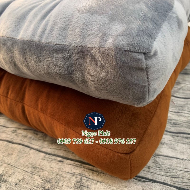 Nệm Ngồi Ghế Gỗ KAGAMI 55x55x12cm - Ghế Sofa, Gối Tựa Lưng To Dày Chất Lượng,