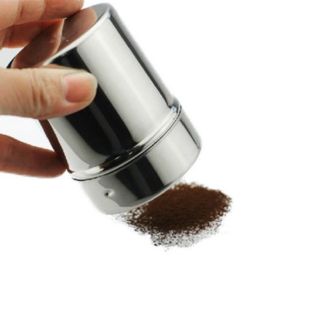 Lọ Rắc Bột Inox, Lọ rắc bột cacao matcha inox có nắp