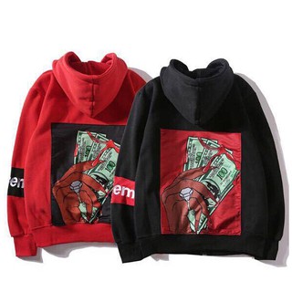 [♥️FREESHIP♥️] Áo Hoodie Phối Tay Monster Dollar mix 2 màu