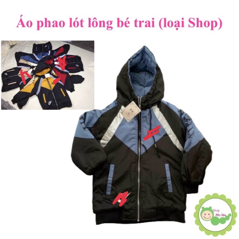 {20-35kg} Áo phao lót lông bé trai (loại đẹp bán shop) M521