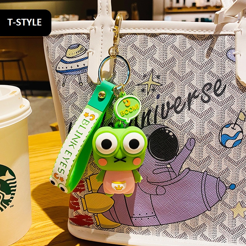 Móc khóa Ếch ộp lòi mắt to siêu cool ngầu