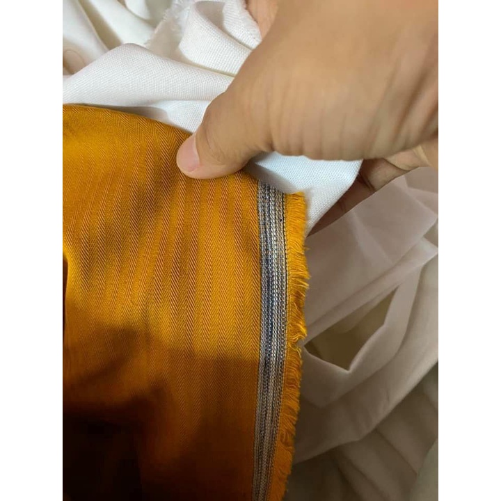Xô 2 lớp xô xương cá 2 lớp 100% cotton mềm thấm hút tốt xô màu vàng bò