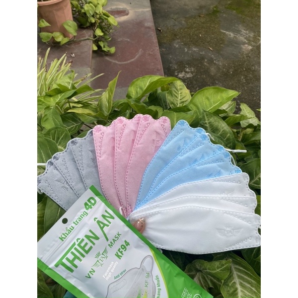 KHẨU TRANG KF94 4 lớp, THIÊN ÂN, túi zip 10 cái