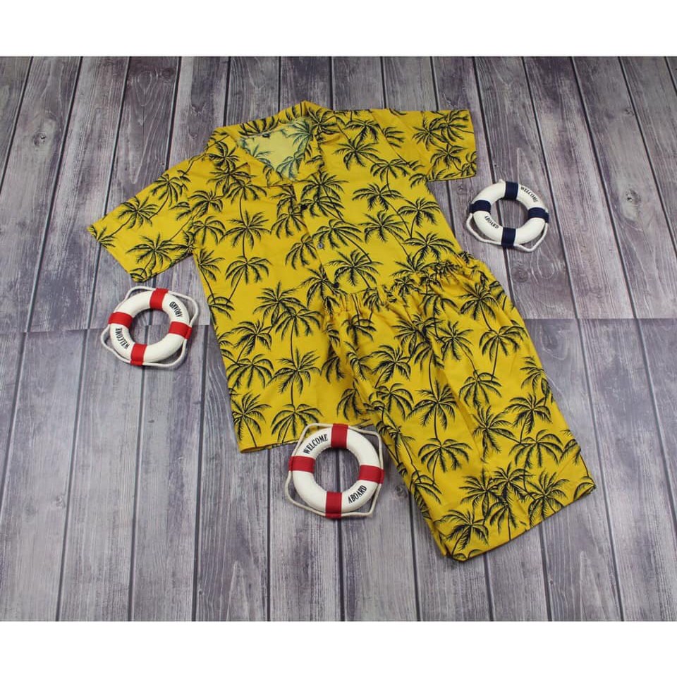 Set 17 bộ pijama đi biển