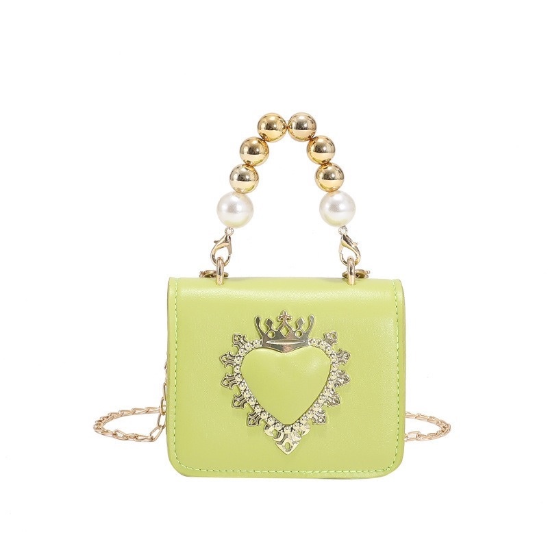 Túi Đeo Chéo Hình Vuông Nhỏ Đính Ngọc Trai Thời Trang Mới 2022 NB00211