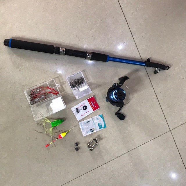 Combo bộ cần câu 3m6 shimano + máy câu + phụ kiện đầy đủ như video cần cực khoẻ y hình giá rẻ