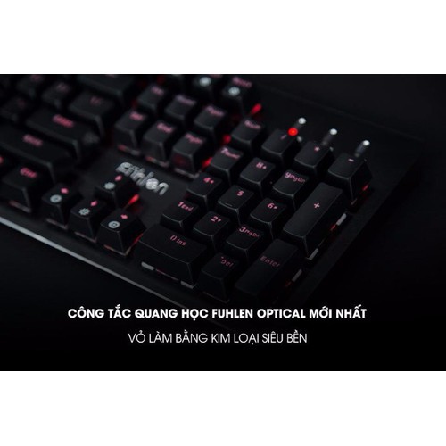 Bàn Phím Cơ Gaming Fuhlen Eraser - Hàng Chính Hãng Bảo Hành 2 Năm