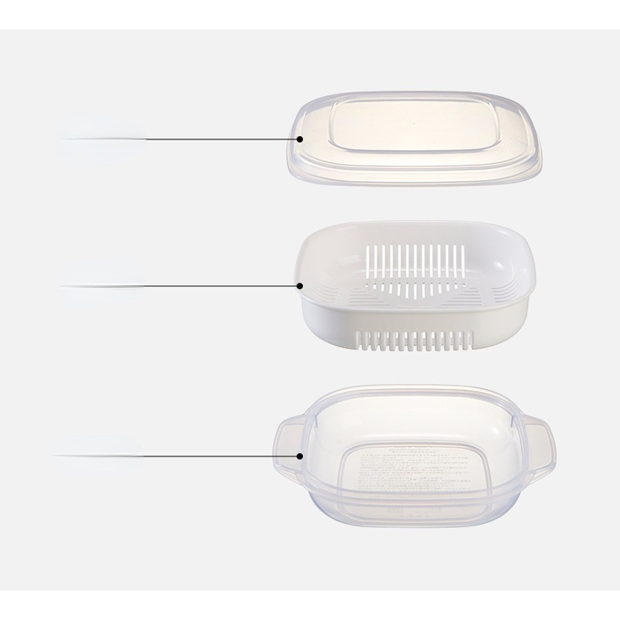 Hộp Đựng Cơm Trưa Giữ Nhiệt Tiện Dụng Cho Tủ Lạnh