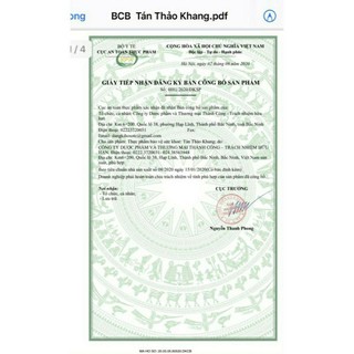 Tán thảo khang , tiêu tan sỏi thận