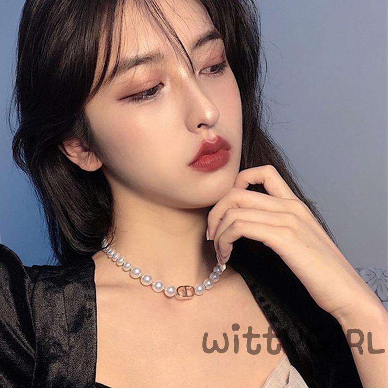 Vòng cổ xỏ hạt tròn thời trang dành cho nữ