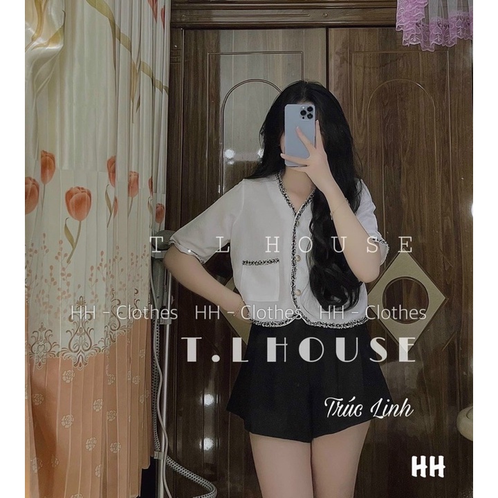 Set áo kiểu cổ V kèm quần tacta sang chảnh ☘️☘️☘️☘️SL alohashop91