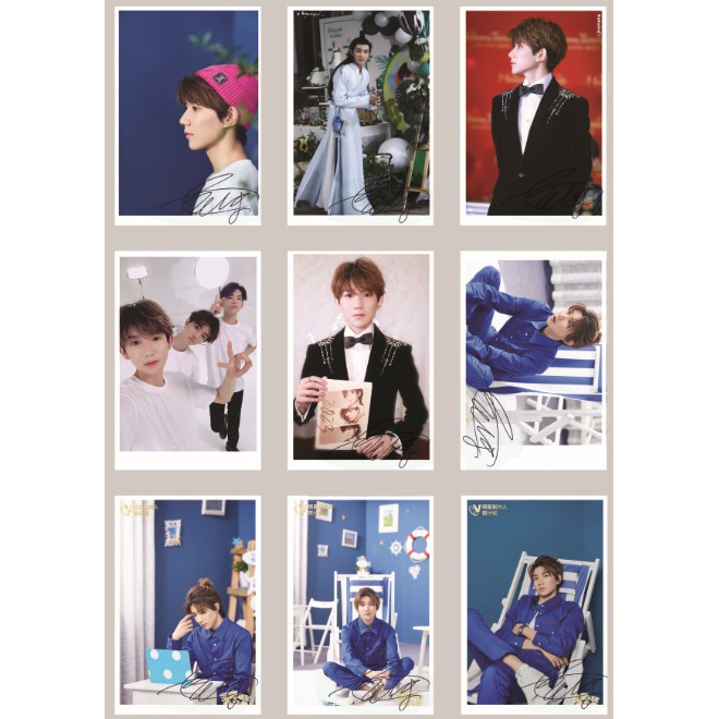 Lomo card ảnh TFBOYS Vương Nguyên ( ROY WANG ) full 54 ảnh Có chữ ký