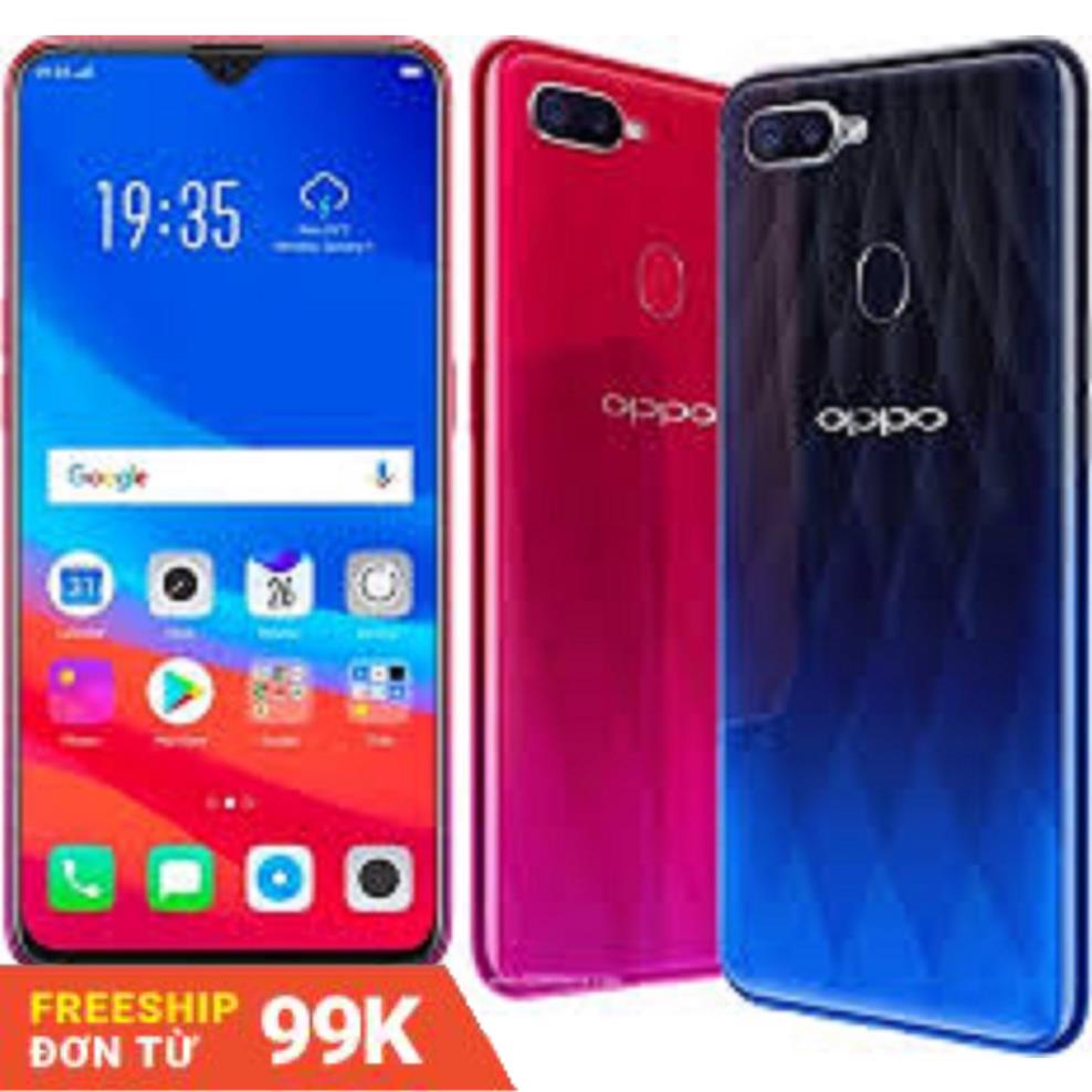 Điện thoại Oppo F9 2 sim 2 sóng (6GB/128GB) Chính Hãng mới, Màn 6.3inch. BH 6 tháng sử dụng