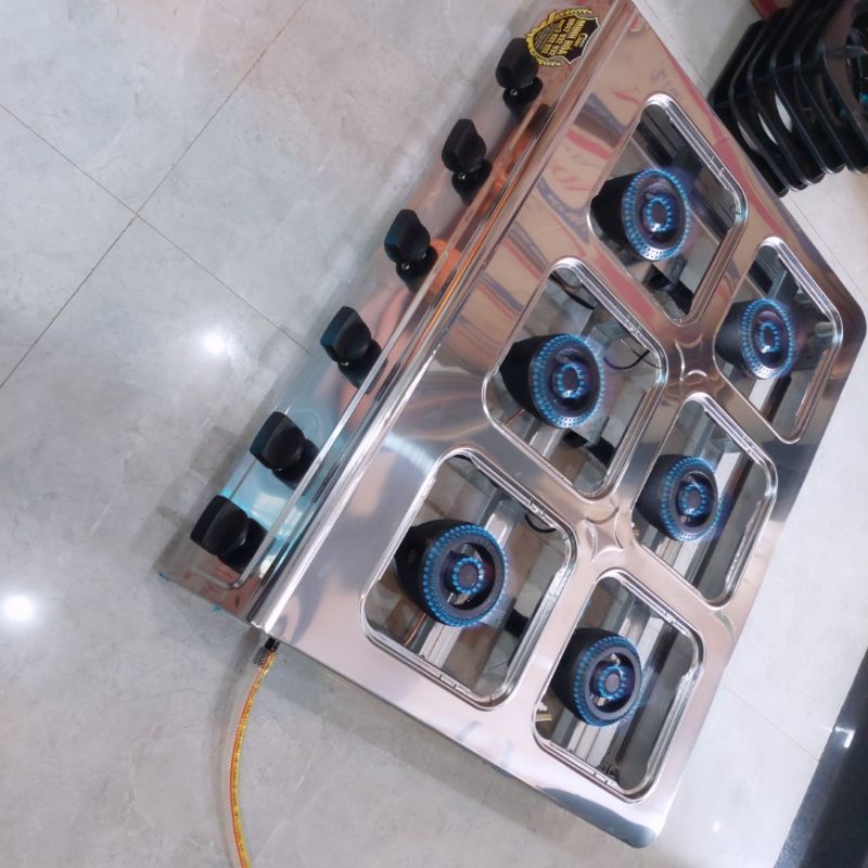 Bếp gas mỳ cay - bánh xèo - hải sản - gia đìn 6 lò