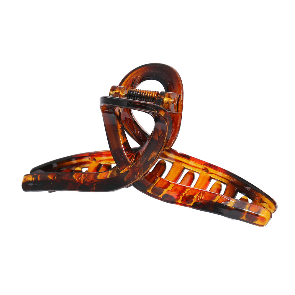 Kẹp bấu tóc acrylic cá mập trong suốt thời trang Hàn Quốc