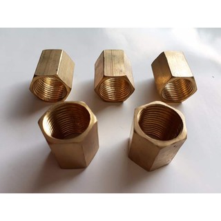 combo 2 cái nối 2 đầu răng trong Ø 21 đồng thau