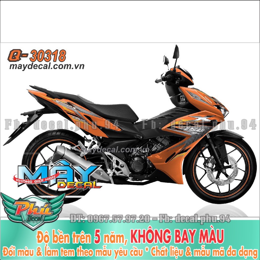 Tem Rời Winner X cam đen Mới (K) -1
