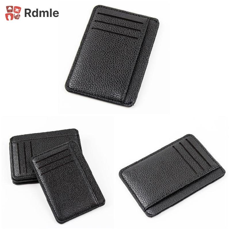 Bóp Da pu Màu Trơn Có Khoá Kéo Cho Nam Ví