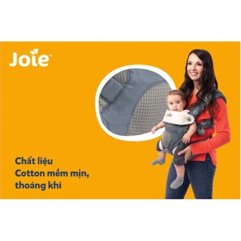 [Mã MKBC13 giảm 80k đơn 1 triệu] Địu trẻ em Joie Savvy địu trợ lực địu 4 tư thế