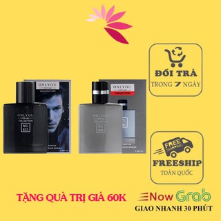 Nước hoa nam Only You lưu hương lâu, hàng chính hãng chất lượng cao 30ml tặng quà 30k - NH24