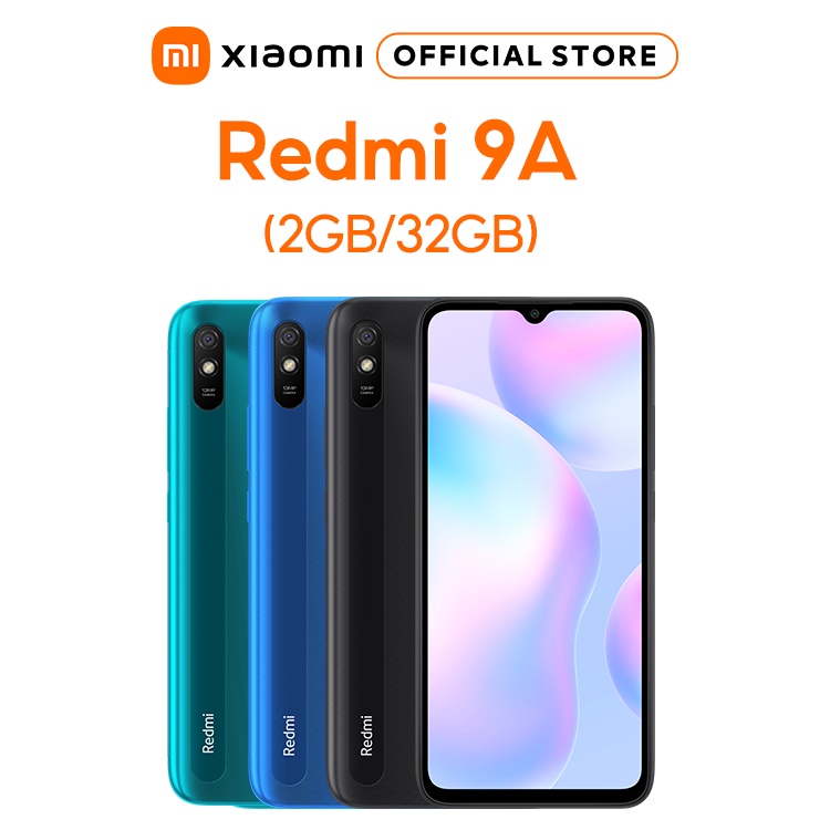 [Tặng kèm ốp lưng] Điện Thoại Xiaomi Redmi 9A - 2GB/32GB - Hàng Chính Hãng - BH 18 tháng