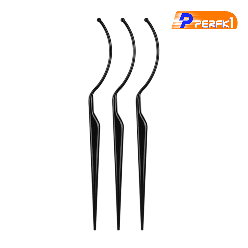 Hot-3x Eyelash Fitter Display Wand Stick Eyelash Extensions Grafting Tools Black