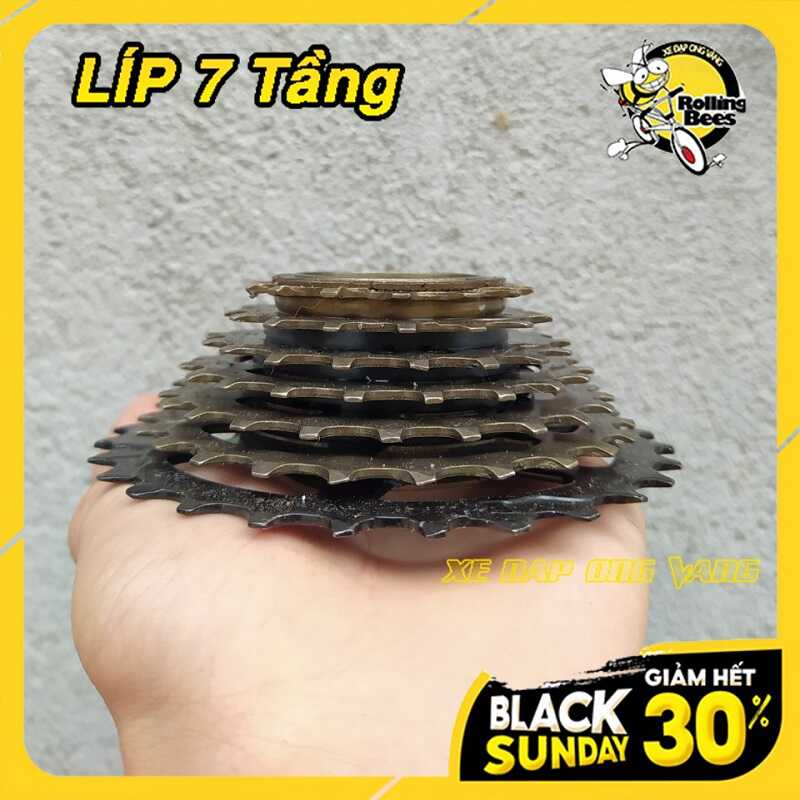 Nhông Líp 7 Tầng xe đạp cuộc, xe đạp địa hình Siêu bền