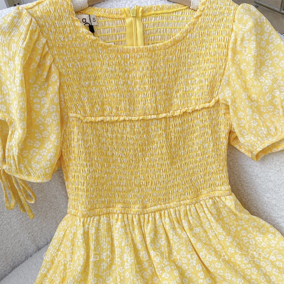 Đầm CATIE - Đầm cổ tròn chun ngực