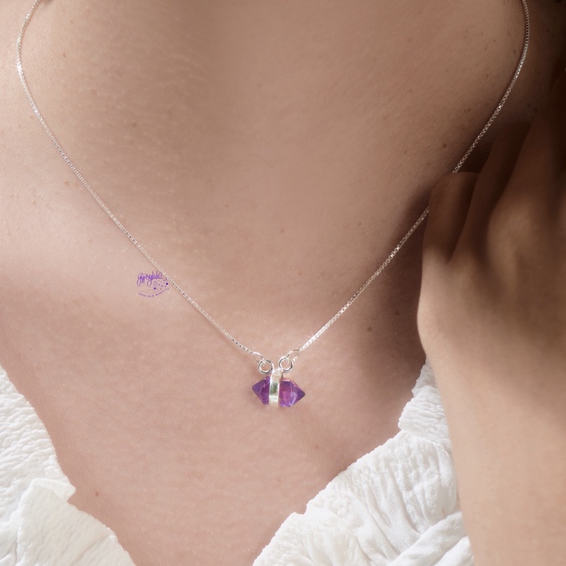 Dây Chuyền Đá Thiên Nhiên Bạc 925 Bliss Size S SP004320 Gypsy.lala