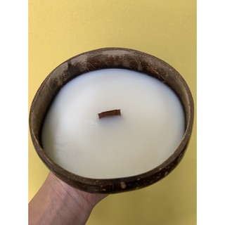 Nến thơm refill gáo dừa - Candle in coconut shell refill