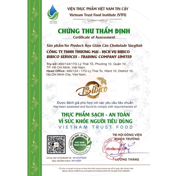 Kẹo Socola Giảm Cân Đan Mạch Chokolade Vaegttab