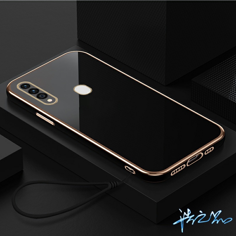 Ốp Điện Thoại Kết Cấu Mịn Cho Oppo A12 A5S A16 A16K A15 A54 F11 Pro A74 A55 A37 F9 A53 A31 A94 A83 A3S A9 A5 2020 A92 A52 F5