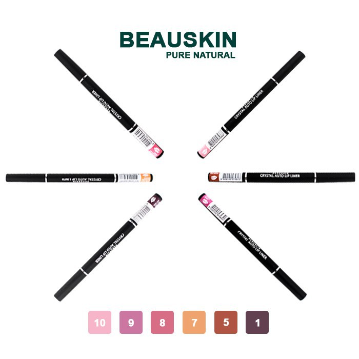 Chì Kẻ Viền Môi Lâu Trôi Beauskin Lipliner Pencil 3.5g - Hàn Quốc Chính Hãng