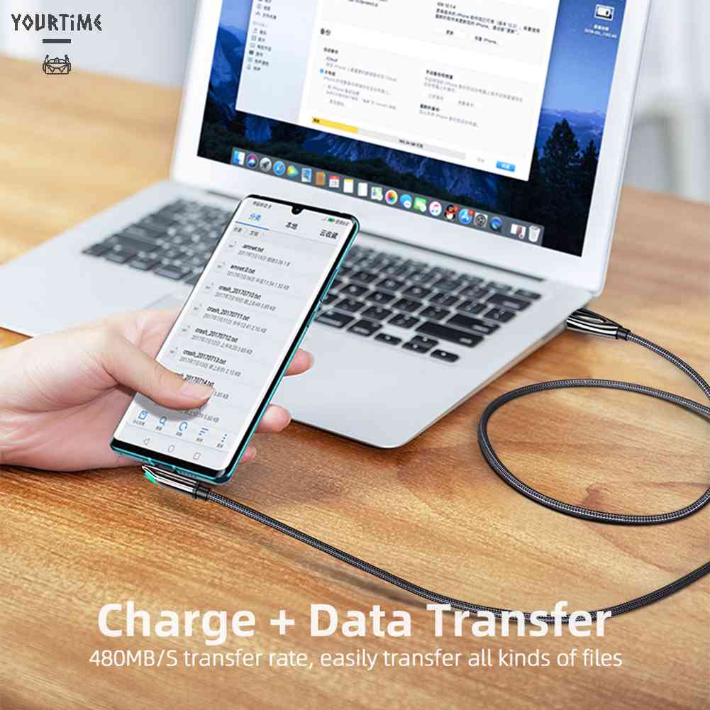 Dây Cáp Sạc Nhanh Essager 66W USB Type C Cho Samsung Huawei 6A