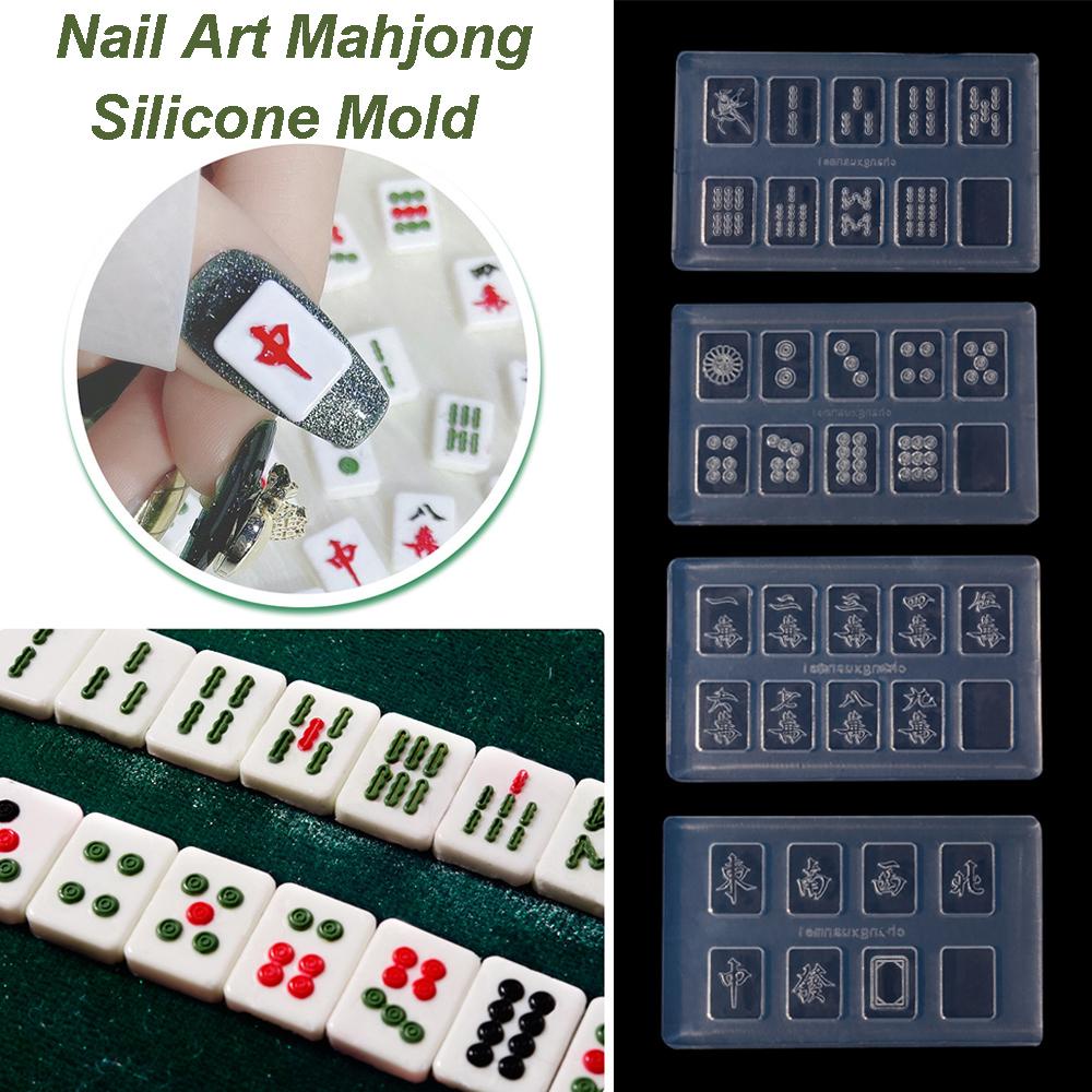 OCEANMAP Khuôn Silicone In Móng Phong Cách Trung Quốc