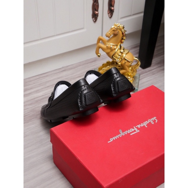 Giày lười nam thương hiệu Salvatore Ferragamo cao cấp mẫu mới da thật