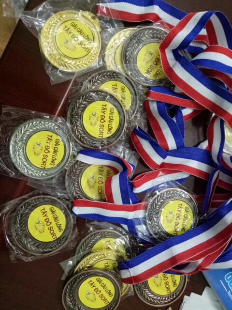 Huy chương vàng , bạc , đồng