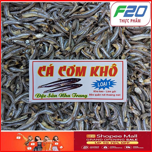 500 gram Cá cơm khô biển Nha Trang. Cá cơm khô sọc đen. Cá cơm khô